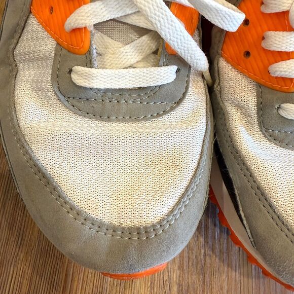 Nike Air Max 90 Recraft Total Orange - Men's Size 10.5 (CW5458-101) - Picture 11 of 13